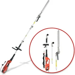 Hecht Taille-Haies, Tronçonneuses Et Élagueuses | - jardin 695 Taille haies telescopique electrique 900W pour arbustes et buissons