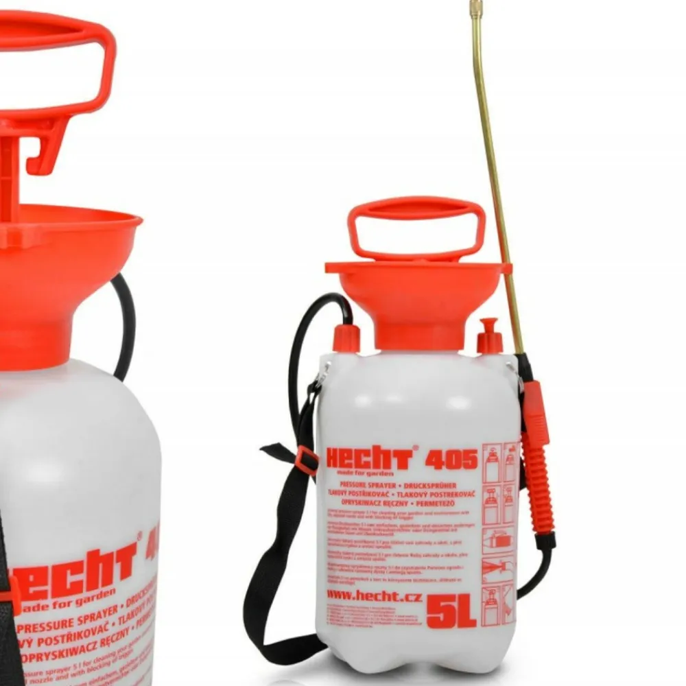 Hecht Traitement Et Pulvérisation | - H 405 pulverisateur a pression spray engrais 5l avec jet 49cm tuyau de 1,3m 3bars