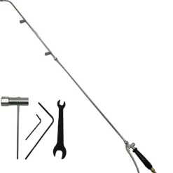 Hecht - H 433 pulvérisateur à dos essence spray engrais 4temps 15l avec tuyau 159cm 2,5bars Sale