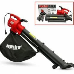 Hecht Broyeurs, Nettoyeurs Et Souffleurs | - H 3003 souffleur de feuilles à l’air électrique 3300w 3en1 aspirateur souffleur broyeur