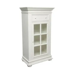 Interior's - Bibus 1 porte vitrée bois blanc - harmonie Best