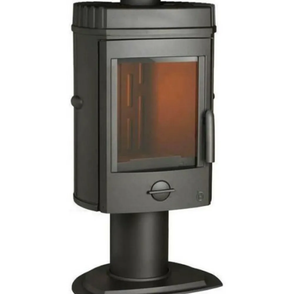 Invicta - Poele a bois mesnil - puissance optimale 8 kw - max: 12kw- bûches 34 cm max - fonte - fabriqué en france - ecodesign Best