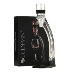 It2c - Ludi-vin aérateur de vin avec socle noir/transparent - 41892 Outlet