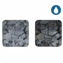 Jardinex - Ardoise bleue 30/60 mm - big bag 1t (13 m²) - bleu/gris Clearance
