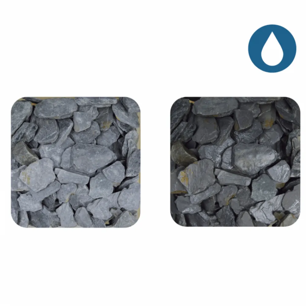 Jardinex - Ardoise bleue 30/60 mm - big bag 1t (13 m²) - bleu/gris Clearance