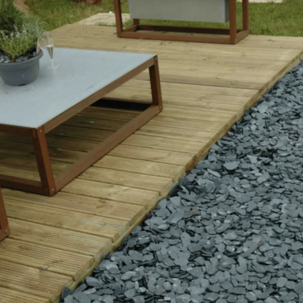 Jardinex - Ardoise bleue 30/60 mm - big bag 1t (13 m²) - bleu/gris Clearance