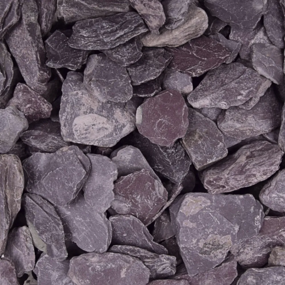 Jardinex - Ardoise violette 30/60 mm - big bag 1t (13 m²) - violette Discount