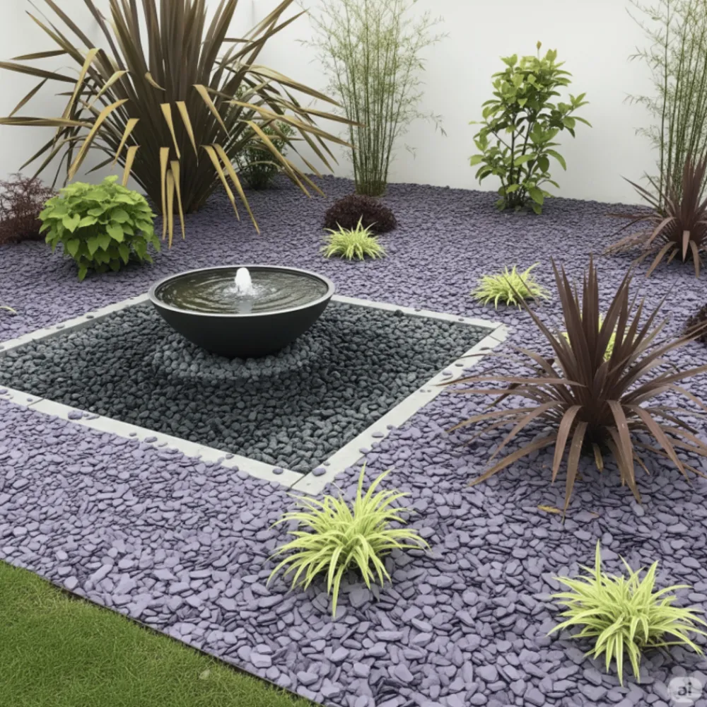 Jardinex - Ardoise violette 30/60 mm - big bag 1t (13 m²) - violette Discount