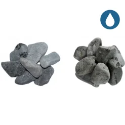 Jardinex - Galet calcaire noir mat 60/100 mm- big bag 1t (8 m²) - noir Sale