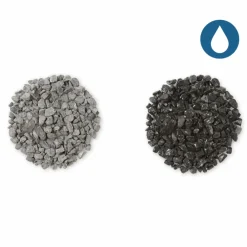 Jardinex Brise-Vues, Bordures Et Dallages | - Gravier concassé calcaire noir 6/14 mm - big bag 1t (16 m²) - noir