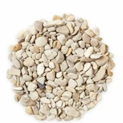 Jardinex Terreaux Et Paillage | - Gravier roulé calcaire beige 5/15 mm - big bag 1t (16 m²) - beige