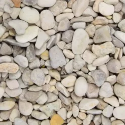 Jardinex Terreaux Et Paillage | - Gravier roulé calcaire beige 5/15 mm - big bag 1t (16 m²) - beige