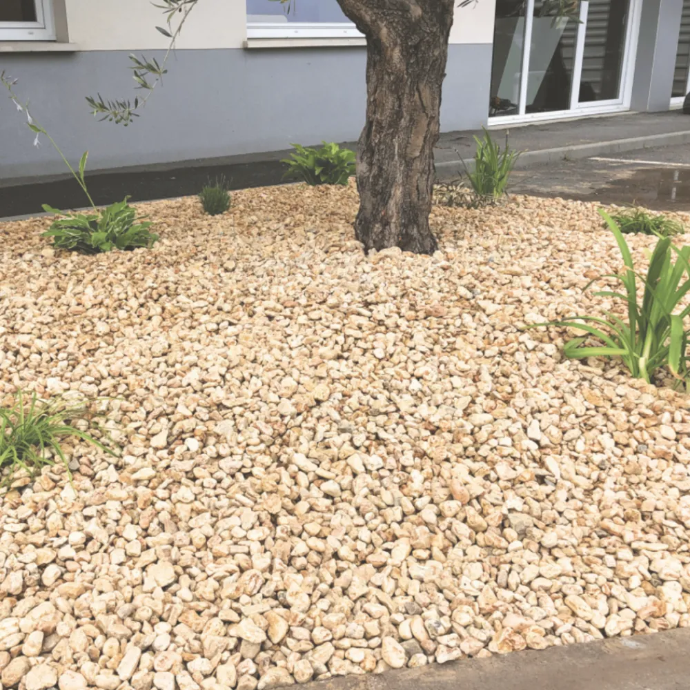 Jardinex - Gravier roulé silex orangé 15/30 mm- big bag 1t (16 m²) - orange Online