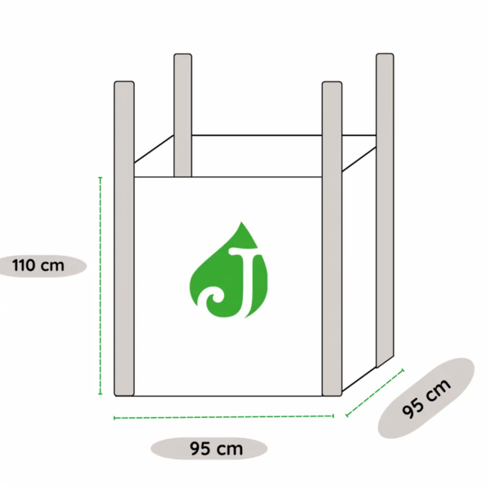 Jardinex - Gravier roulé silex orangé 15/30 mm- big bag 1t (16 m²) - orange Online