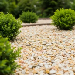 Jardinex Brise-Vues, Bordures Et Dallages | - Gravier roulé silex orangé 8/16 mm- big bag 1t (16 m²) - orange