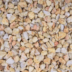 Jardinex Brise-Vues, Bordures Et Dallages | - Gravier roulé silex orangé 8/16 mm- big bag 1t (16 m²) - orange