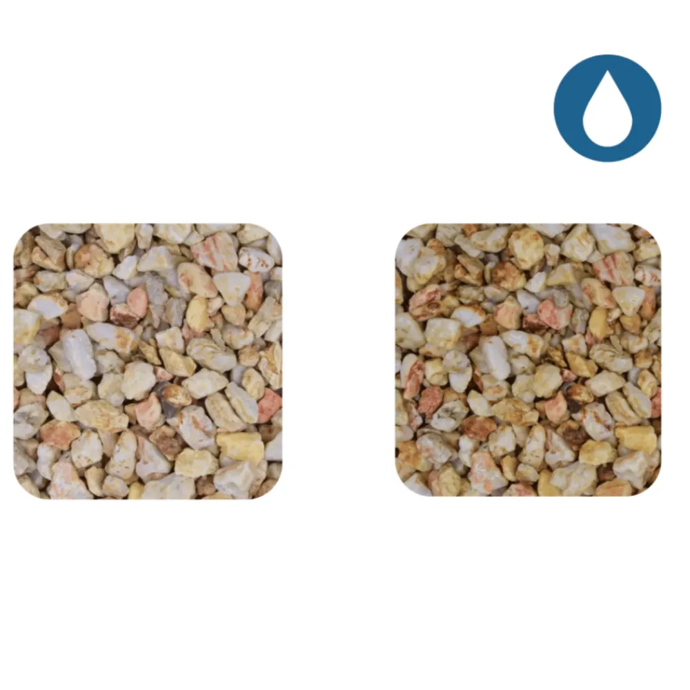 Jardinex Brise-Vues, Bordures Et Dallages | - Gravier roulé silex orangé 8/16 mm- big bag 1t (16 m²) - orange