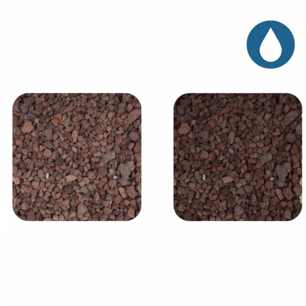 Jardinex - Pouzzolane rouge 6/12 mm - big bag 1t (22 m²) - rouge sombre Hot