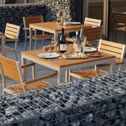 Jardinex - Roche gris bleu pour gabion et aménagement (80/150 mm)-big bag 1t - gris bleu Hot
