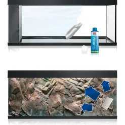 Juwel - Poster aquarium rochers/aquascape T.4 L