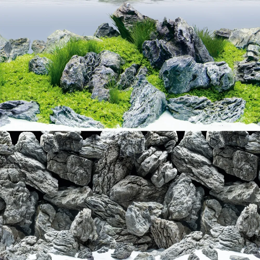 Juwel - Poster aquarium rochers/aquascape T.4 L