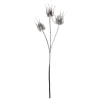 ksd déco KSD DÉCO - Fleur artificielle : Tige branche chardon avec neige - H.88cm Clearance