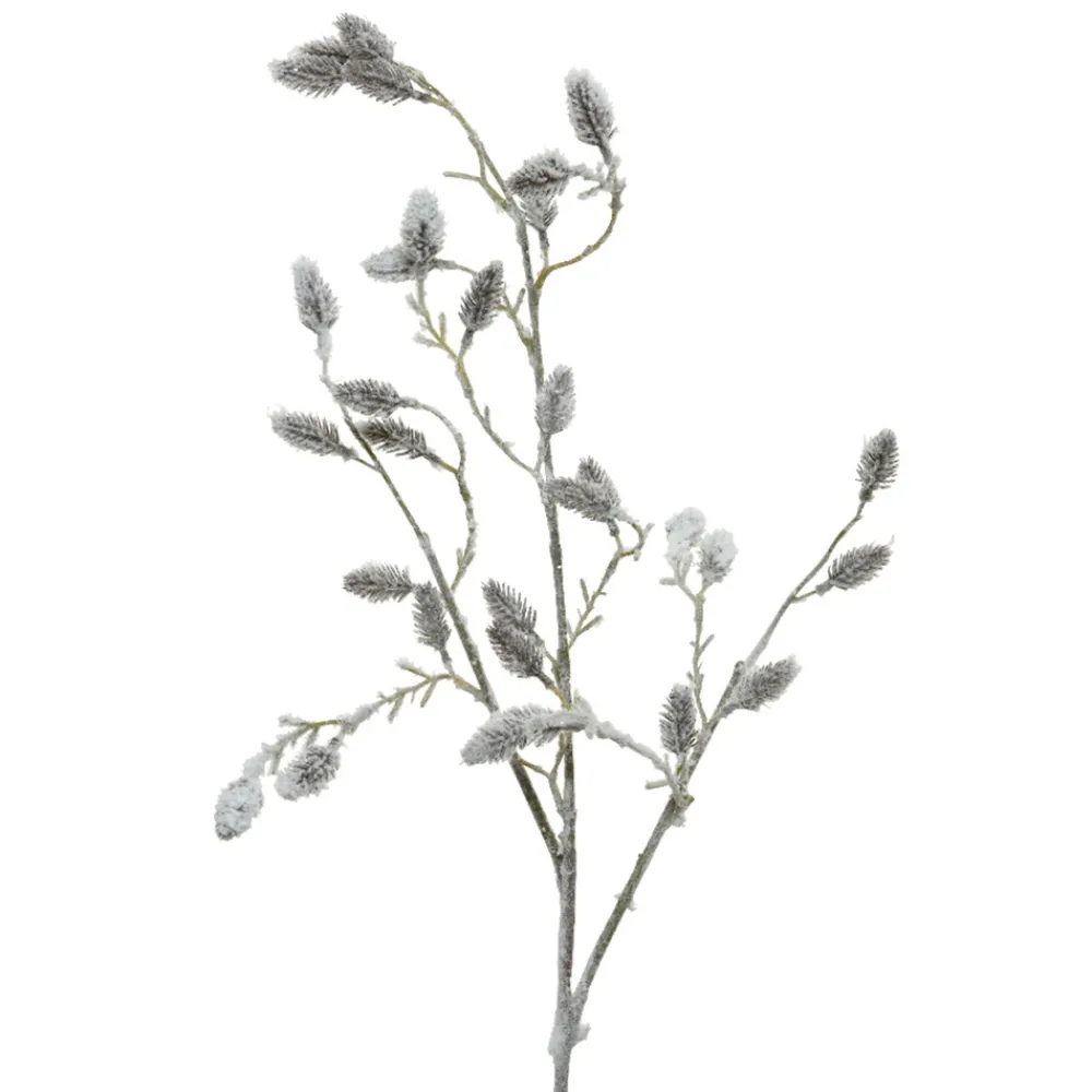 ksd déco KSD DÉCO - Fleur artificielle : Tige branche avec neige - H.104cm Outlet