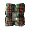 ksd déco Linge De Maison Et Coussins | KSD DÉCO - Plaid à carreaux, design écossais 1,5x2m