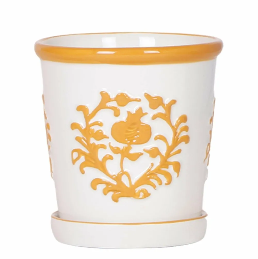 La Green Touch - Cache-pot malaga orange Sale