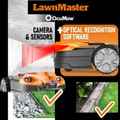 Lawnmaster - Robot tondeuse autonome 24v avec station de charge, sans fil périmétrique - le r Sale