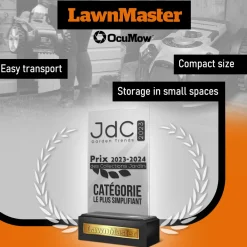 Lawnmaster Tondeuses | - Robot tondeuse autonome 24v - 8ah sans fil périmétrique - le robot le plus simpl