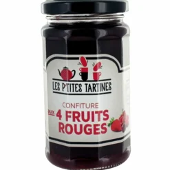 Les P'tites Tartines - Confiture aux 4 fruits rouges -