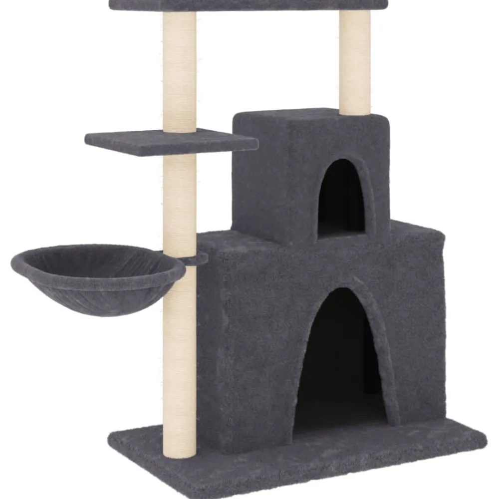 Maison Exclusive - Arbre à chat avec griffoirs en sisal gris foncé 83 cm Discount