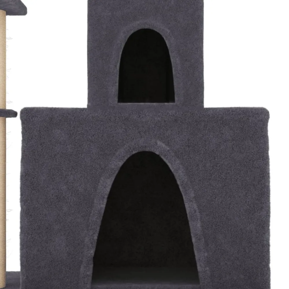 Maison Exclusive - Arbre à chat avec griffoirs en sisal gris foncé 83 cm Discount