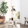 Maison Exclusive Arbres À Chat Et Jouets | - Arbre à chat avec griffoirs en sisal gris clair 85,5 cm