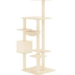Maison Exclusive Arbres À Chat Et Jouets | - Arbre à chat avec griffoirs en sisal gris clair 85,5 cm