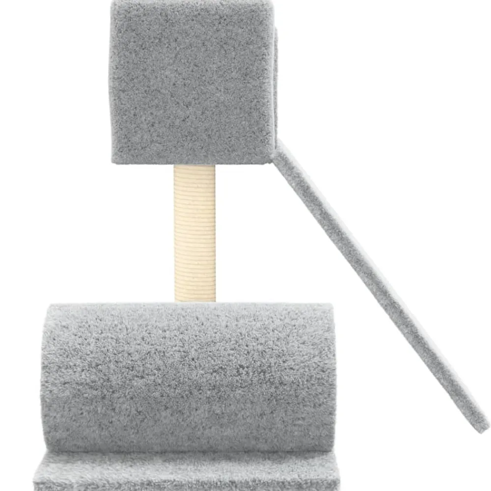 Maison Exclusive Arbres À Chat Et Jouets | - Arbre à chat avec griffoirs en sisal gris foncé 123 cm