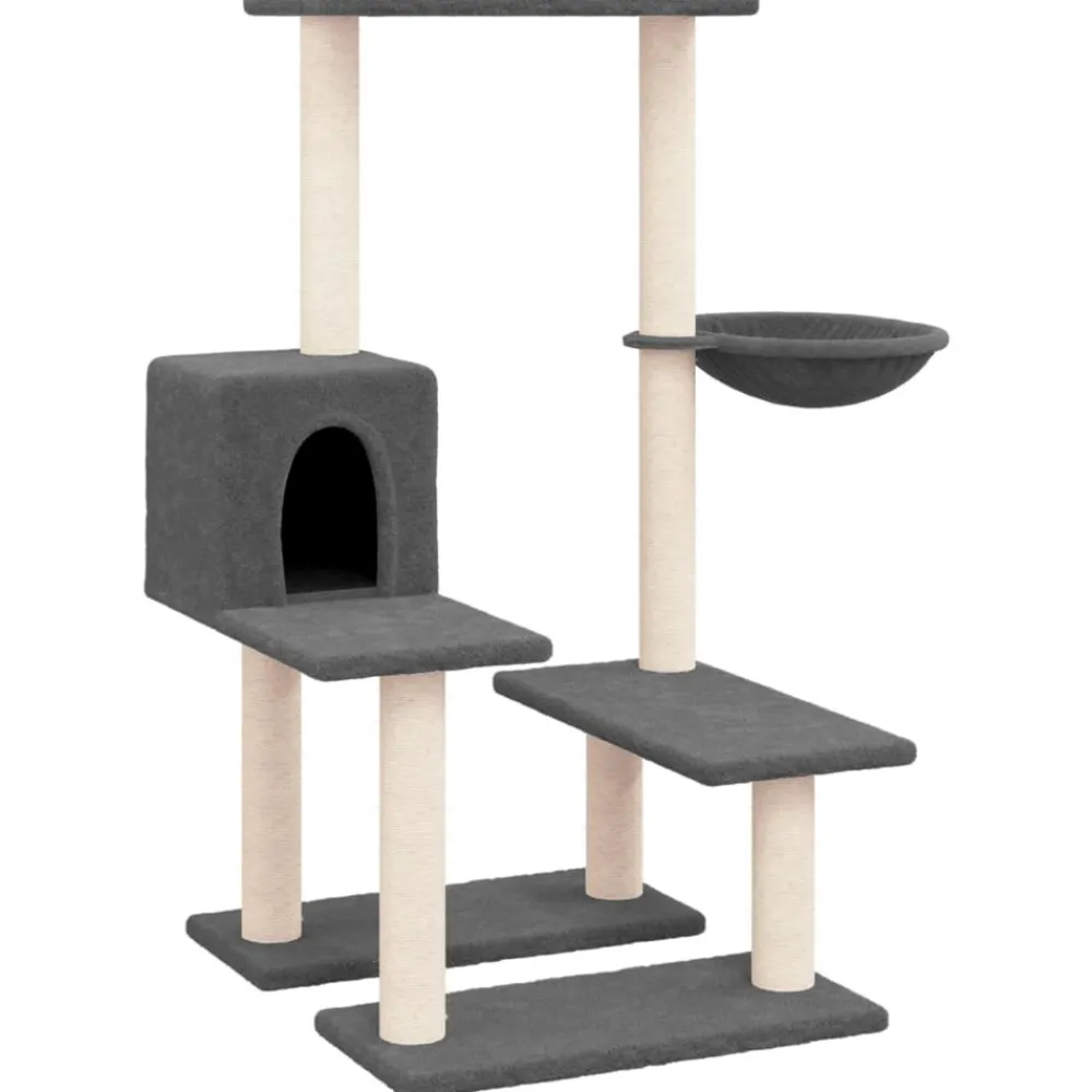 Maison Exclusive - Arbre à chat avec griffoirs en sisal gris foncé 94,5 cm Online