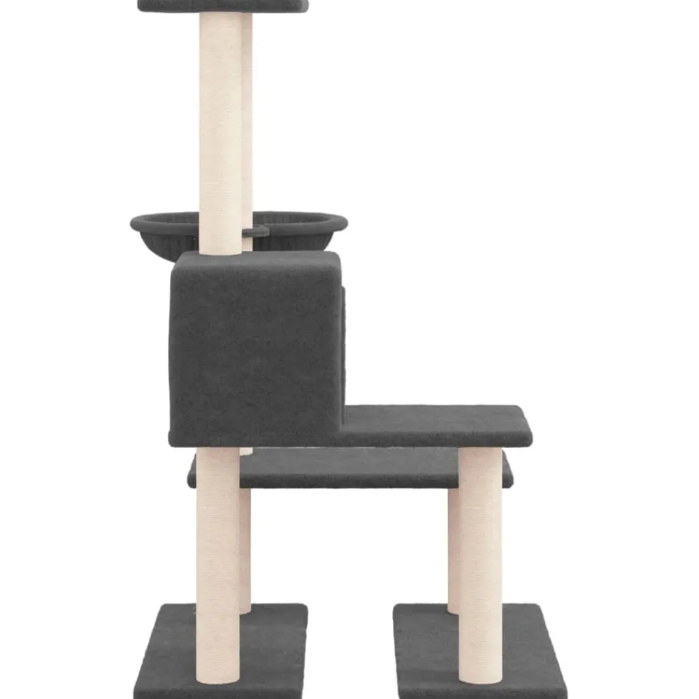 Maison Exclusive - Arbre à chat avec griffoirs en sisal gris foncé 94,5 cm Online