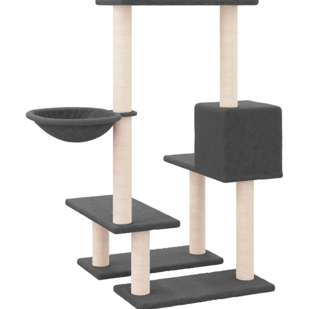 Maison Exclusive - Arbre à chat avec griffoirs en sisal gris foncé 94,5 cm Online