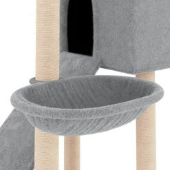 Maison Exclusive Arbres À Chat Et Jouets | - Arbre à chat avec griffoirs en sisal gris clair 83 cm