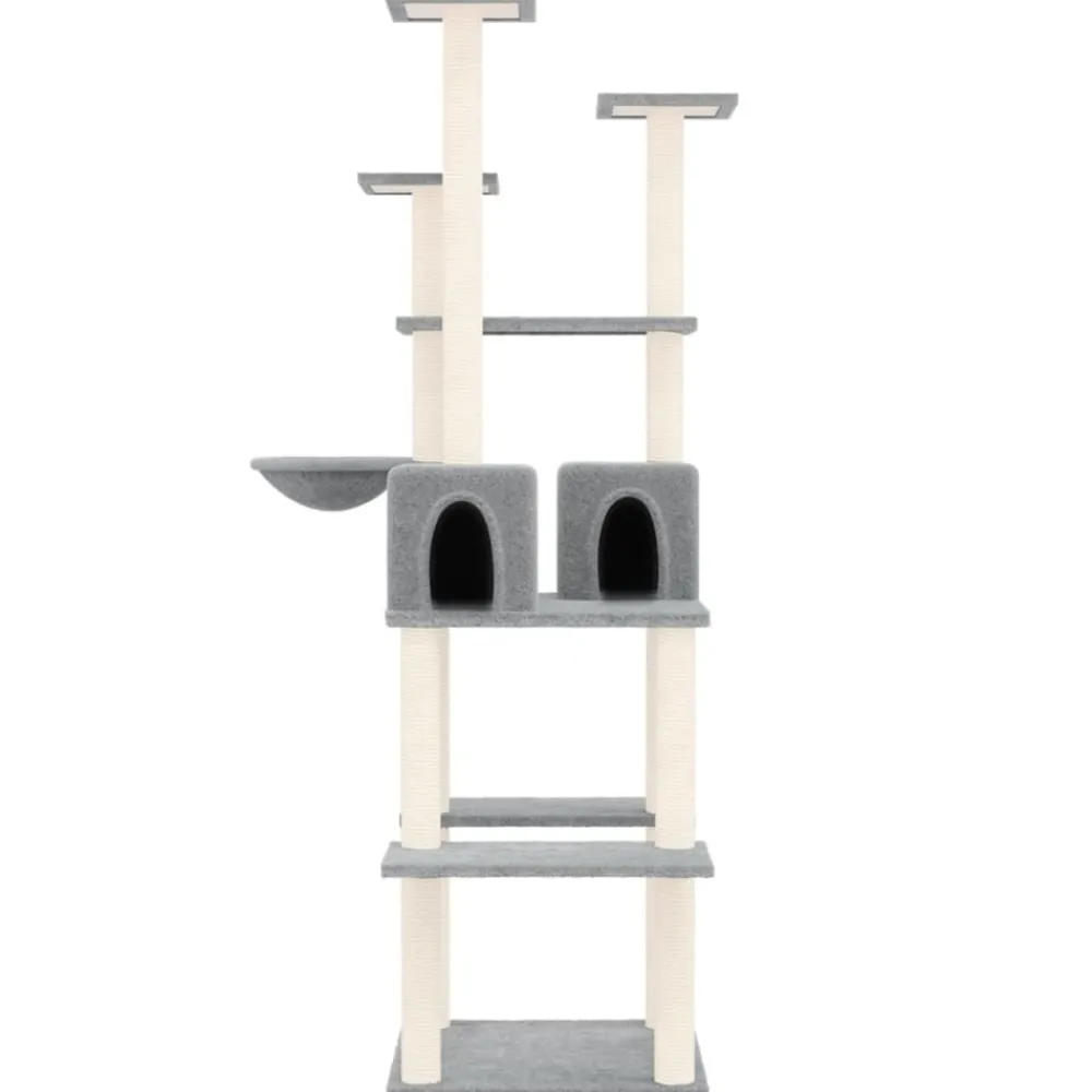 Maison Exclusive Arbres À Chat Et Jouets | - Arbre à chat avec griffoirs en sisal crème 154 cm