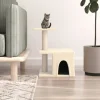 Maison Exclusive Arbres À Chat Et Jouets | - Arbre à chat avec griffoirs en sisal gris clair 176 cm