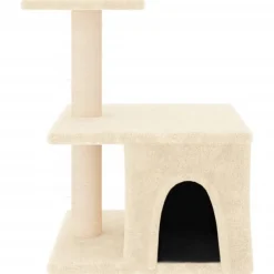 Maison Exclusive Arbres À Chat Et Jouets | - Arbre à chat avec griffoirs en sisal gris clair 176 cm
