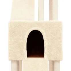 Maison Exclusive Arbres À Chat Et Jouets | - Arbre à chat avec griffoirs en sisal gris foncé 108,5 cm