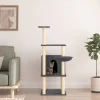 Maison Exclusive Arbres À Chat Et Jouets | - Arbre à chat avec griffoirs en sisal gris clair 94 cm