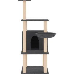 Maison Exclusive Arbres À Chat Et Jouets | - Arbre à chat avec griffoirs en sisal gris clair 94 cm