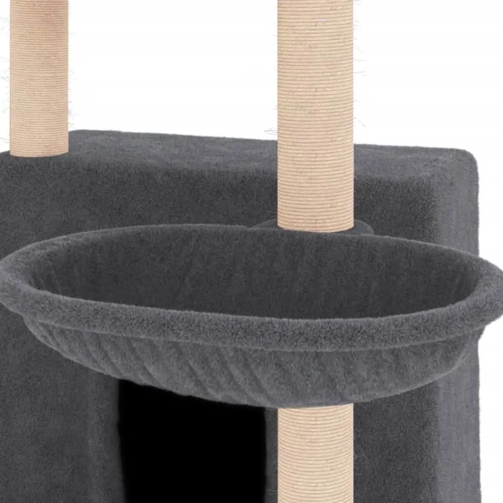 Maison Exclusive Arbres À Chat Et Jouets | - Arbre à chat avec griffoirs en sisal gris clair 94 cm