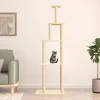 Maison Exclusive Arbres À Chat Et Jouets | - Arbre à chat avec griffoirs en sisal gris clair 110 cm