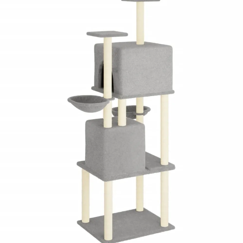 Maison Exclusive Arbres À Chat Et Jouets | - Arbre à chat avec griffoirs en sisal gris foncé 82,5 cm